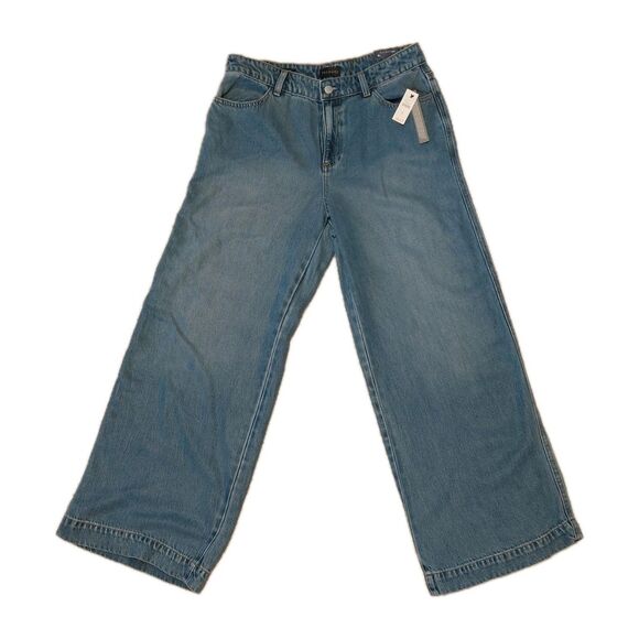 Talbots Wide Leg Jeans Full Length (Size 8) - Picture 1 of 8